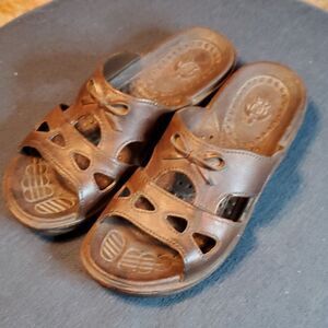 PALI Hawaii Bow sandals slides 6.5
